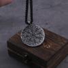 Viking Vegetarianism "; Iron Viking Rune Pendant Necklace As A Gift for Men