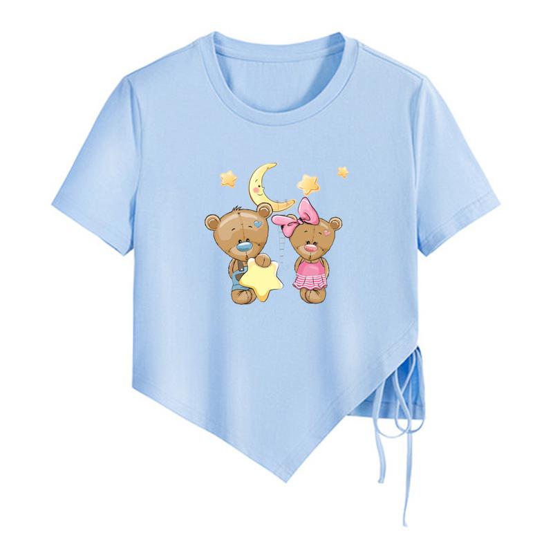 Нашивка с медведями для детской одежды, наклейки на толстовки «сделай сам», нашивки с термопрессом, футболка с аппликацией, железные наклейки, нашивки в подарок