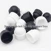 Black & White PE Cap Head Protective Covers for M4-M45 Bolts - Dustproof, Decorative Insulation