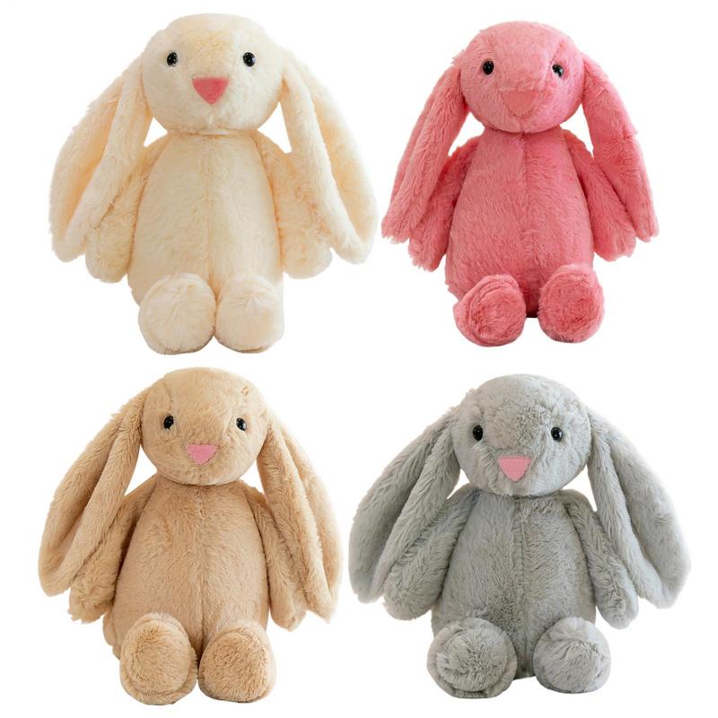 Cute Rabbit Plush Toy Soft Stuffed Long Ears Lop Bunny Doll Funny Baby's Sleeping Companion Delicate Home Decoration Kids Gifts