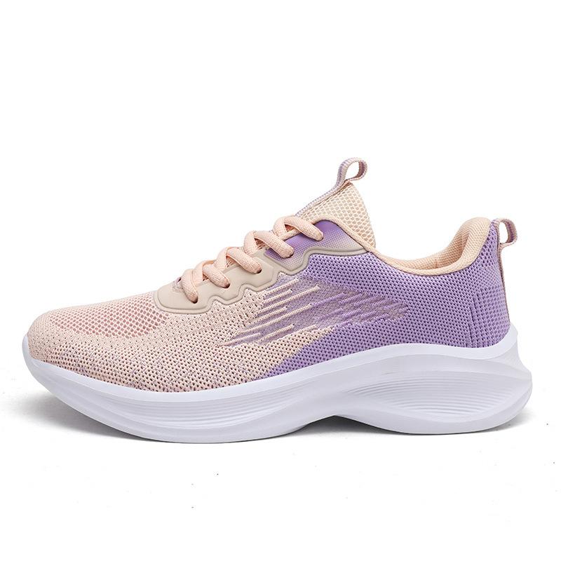 Женская обувь весна и осень, новые сетчатые дышащие спортивные туфли, повседневные туфли с мягкой подошвой, легкие и удобные кроссовки для бега и путешествий
