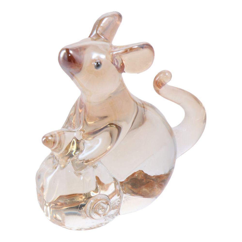 Кристальное украшение для дома и аксессуары Крыса Красивые стеклянные украшения Модное украшение в виде крысы Дом
