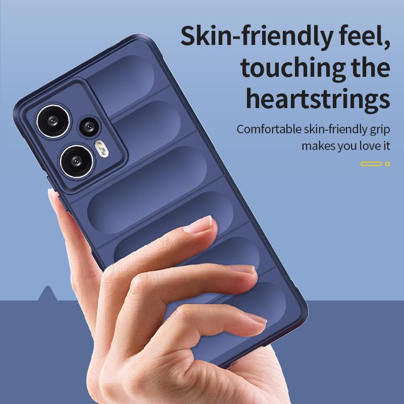 Для Poco F5 Чехол Чехол Poco F5 Capas Новый Бронированный Противоударный Резиновый Бампер для Телефона Мягкий ТПУ Для Чехлов Xiaomi Poco F 5 F5 Чехол