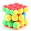 Специальный флуоресцентный венгерский куб с шариками без наклеек 3 x 3 333 Многоцветный шестигранный 8 лет Странные крутые вещи