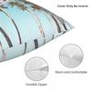 Coconut Palms Pillowcase Polyester Linen Velvet Pattern Zip Decorative Room Cushion Cover