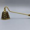 Stylish Nickel Plated Jewish Candle Accessory Unique Hammered Metal Shabbat Candle Snuffer
