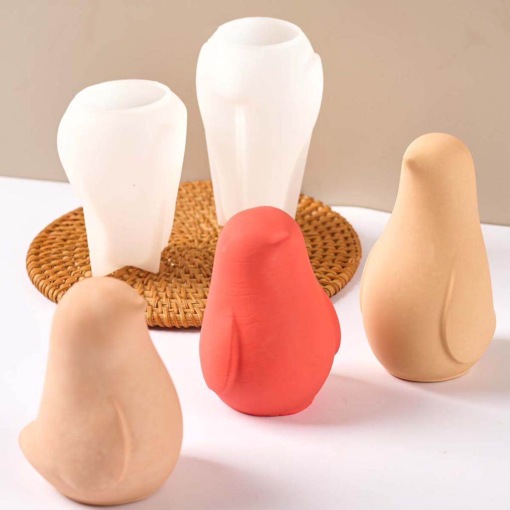 3D Милая Птичка Силиконовая Форма для Свечей DIY Животное Неразлучник Цементные Формы Мыло Гипс Смола Изготовление Поделок Домашний Сад Декор Искусство Подарки