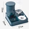 Автоматическая кормушка для домашних животных, диспенсер для воды, набор для сухого и влажного разделения, контейнер для корма для собак, фонтанчик с водой, нескользящие кормушки для кошек, товары для домашних животных