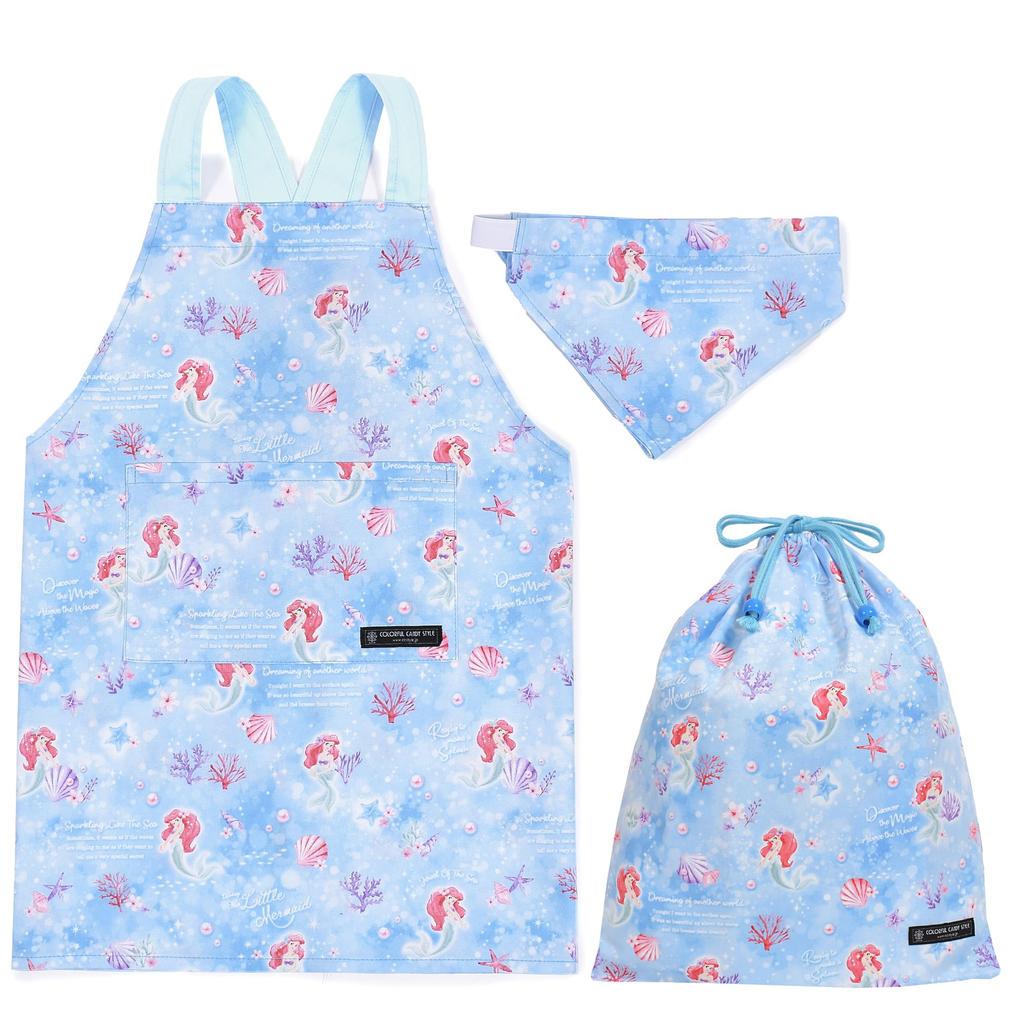 COLORFUL CANDY STYLE Disney Drawstring Gym and Back Cross Apron Perfect for Cooking Kitchen and As a Triangle LITTLE Perfect for Elementary and