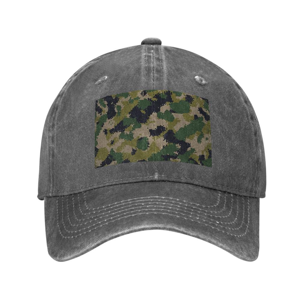 Splintertarn GerUnisex WW2 Camouflage Army Military Camo Denim Cap Casual Baseball Caps Adjustable Hat Summer Unisex Baseball Hats