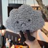 Hot Sale 23x26cm Dark Cloud Pillow Creative Plush Stuffed Gray Cloud Natural Cushion with Legs Decor Room Plushie Birthday Gift
