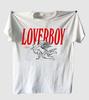 ТРЕНД Футболка белая с принтом группы Loverboy Все размеры S-5XL короткий рукав XA1110 Унисекс футболка