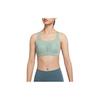Solid Color Logo Print Y-Back Sports Bra Women Underwear Green AJ0844-357