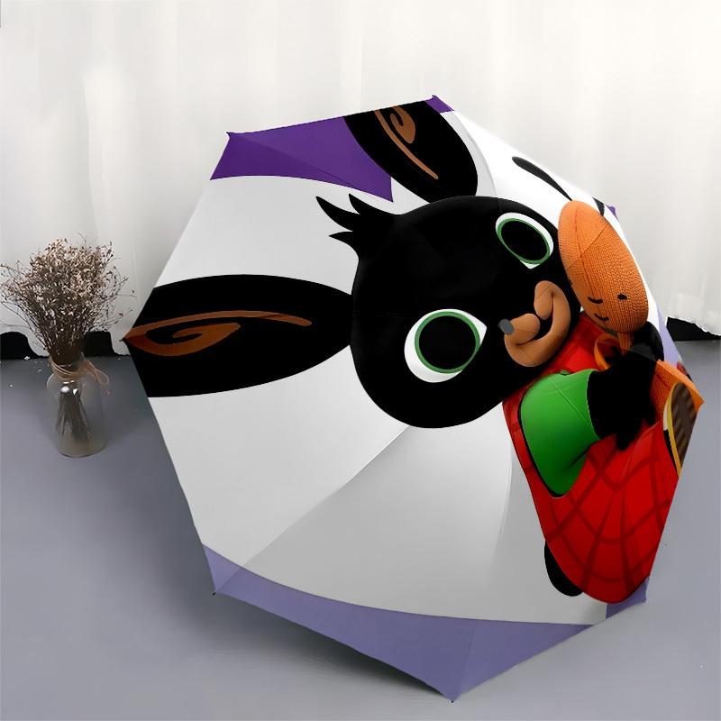 Bing Rabbit Automatic Opening and Closing, 8 rib Structure Portable Umbrella, Suitable for Men and Women in All Seasons Perfect Gift for Ho