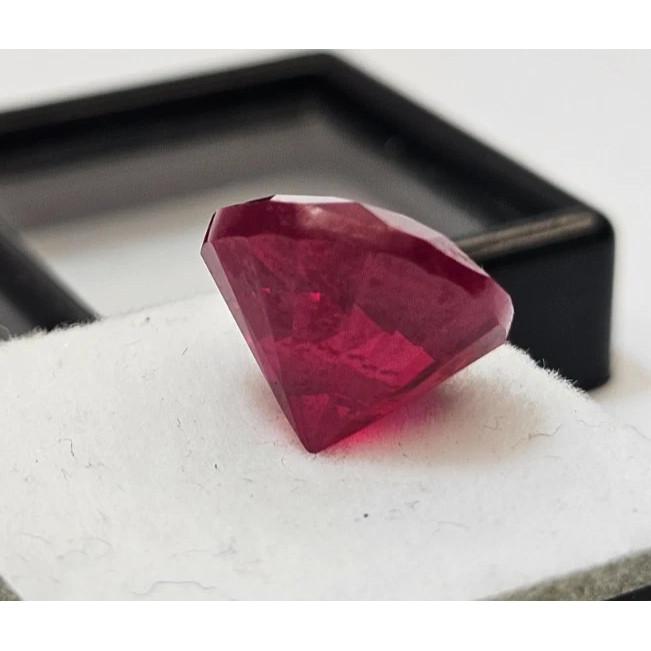 Stunning Red Zircon For Making Ring Round Cut 9-10 Ct Certified Loose Gemstone