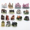 Villa Architecture Refrigerator Fridge Magnet Sticker 3D Handmade Resin Travel Gift Souvenir Collection Home Decoration