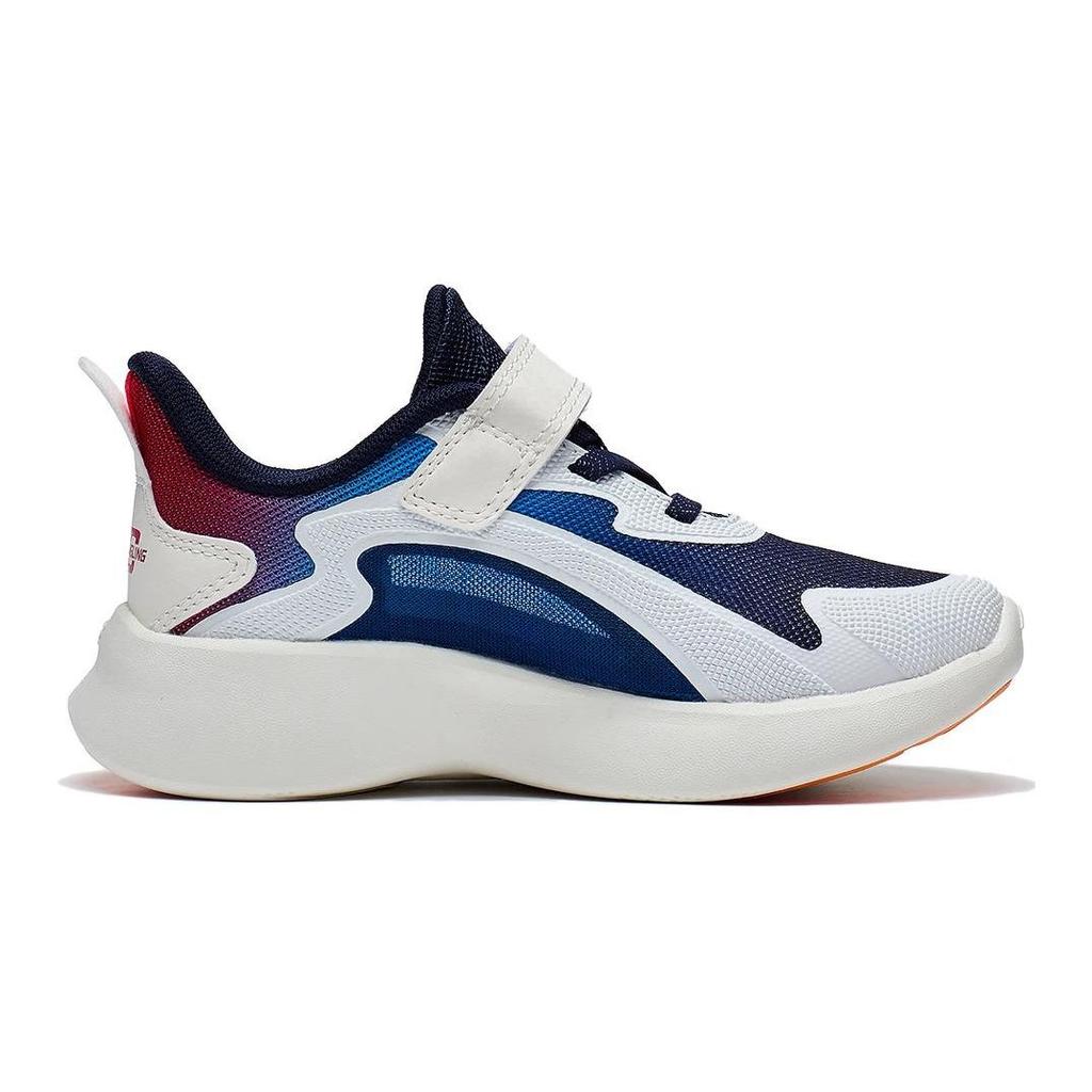 Li Ning Kids прочная дышащая повседневная обувь детская обувь белого, синего и красного цветов YKNT058-9