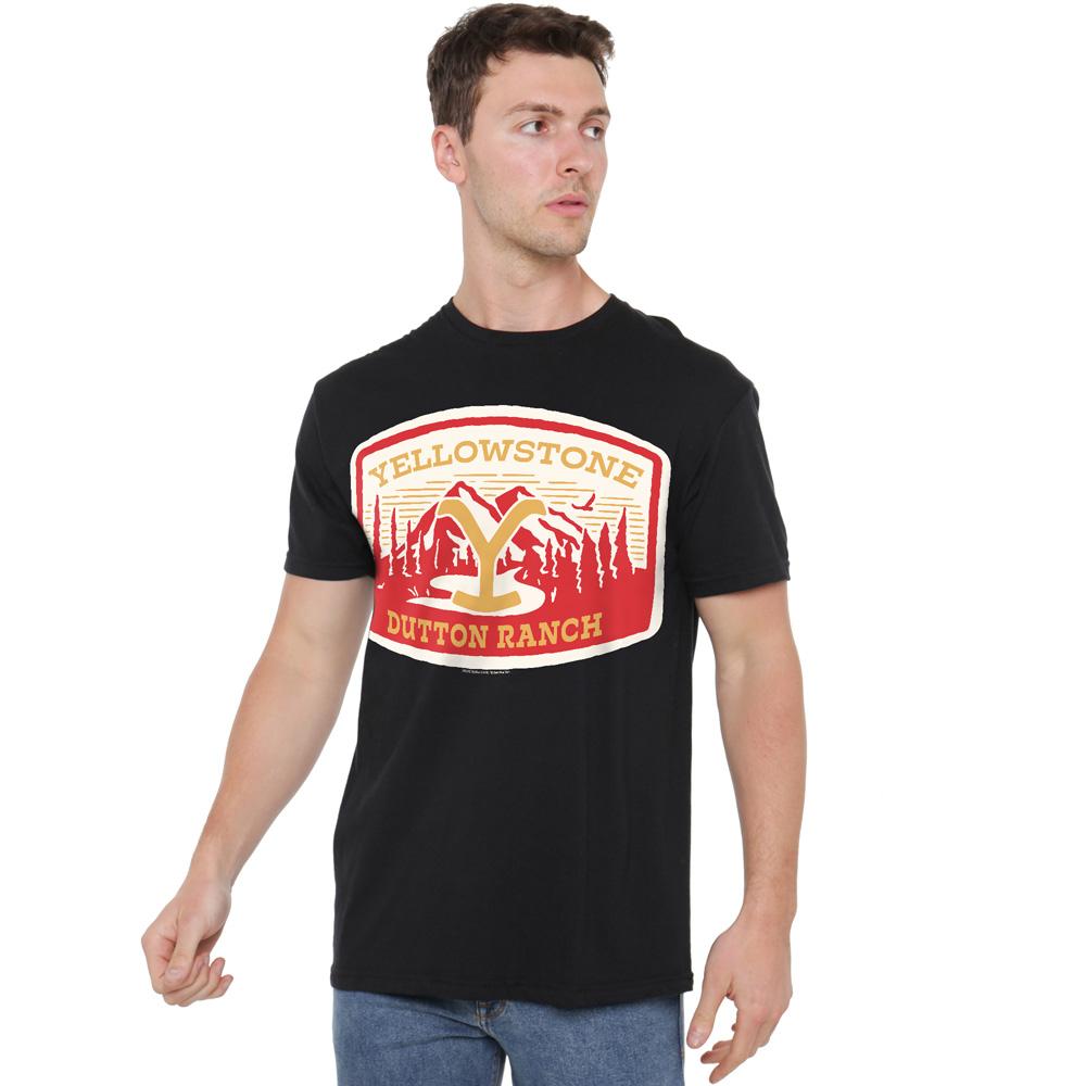 Yellowstone Mens Dutton Ranch Mountain T-Shirt
