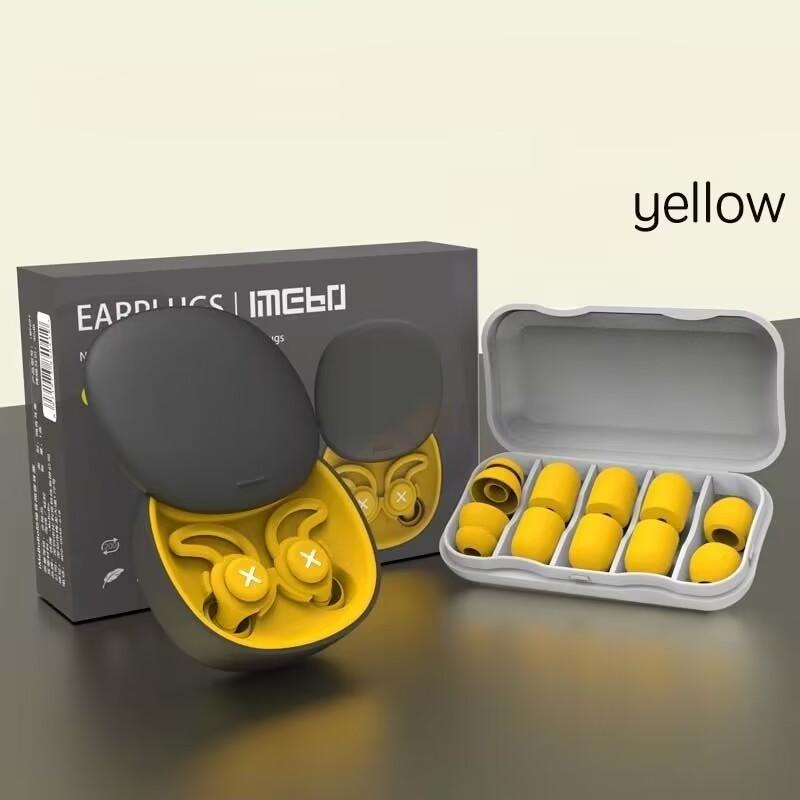 Комплект затычек для ушей для снижения шума, силиконовые черные звукоизоляционные беруши с защитой от шума, беруши из пены с эффектом памяти