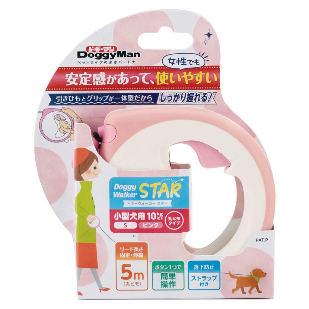 Doggyman Doggy Walker Star Pink S Size