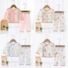 Baby Summer Lightweight Cotton Kimono Set With Antibacterial Feature For Newborns