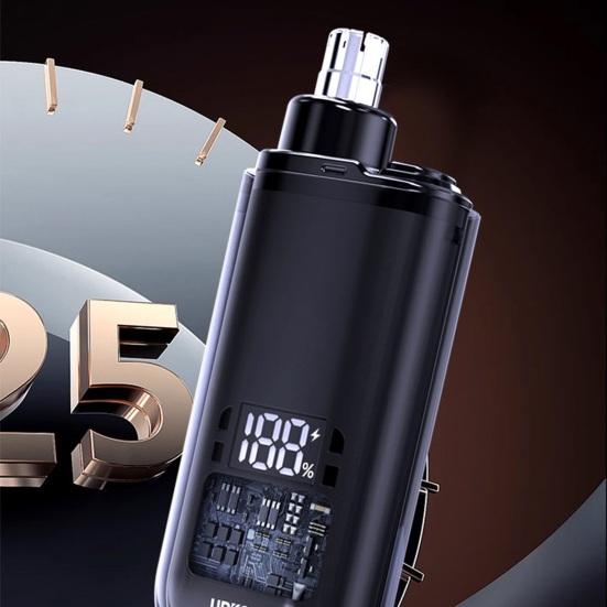 Electric Nose Hair Trimmer for Men Rechargeable Nose Hair Trimmer IPX7 Waterproof Multi-Functional Nose Ear Eyebrow Trimmer