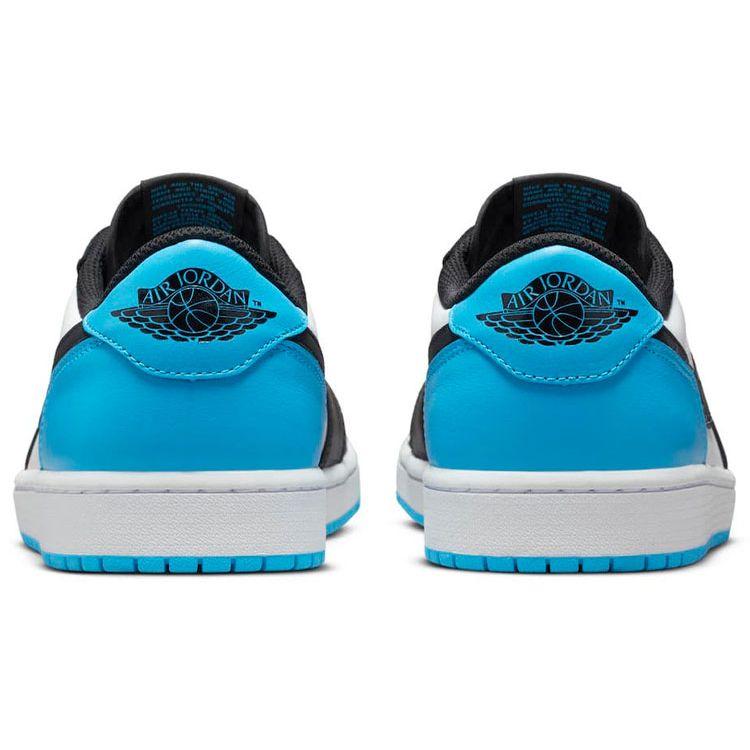 Air Jordan 1 Retro Low OG UNC Unisex Sneakers White Dark-Powder-Blue Black CZ0790-104