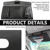 UKK30 Car Tissue Box Sun Visor Type Block Hanging Napkin Holder Paper Rack For BMW M M2 M3 M4 M5 M6 E46 E90 E60 F30 E39 X1 X3 X4 X5