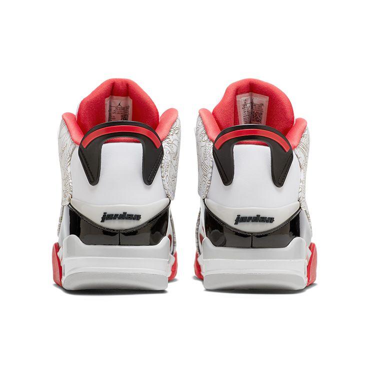 Мужские кроссовки Air Jordan Dub Zero Varsity Red 2022 Белые Настоящий красный Черный 311046-160