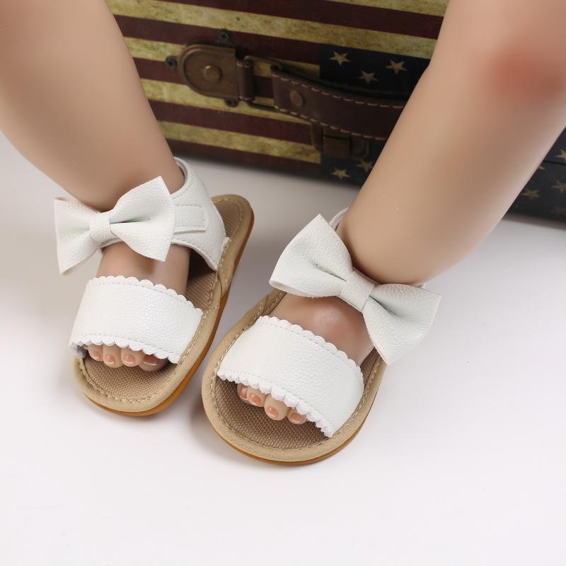 Summer Baby Sandals 0-1 Years Old Learning Footwear Soft Glue Bottom Baby Shoes Breathable Princess Shoes
