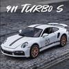 Моделирование 1:32 Porsche 911 Turbo S Легкосплавная Гоночная Машинка Металлическая Литая Модель Детская Игрушка Подарок для Детей Подарок на День Рождения Для Мальчиков