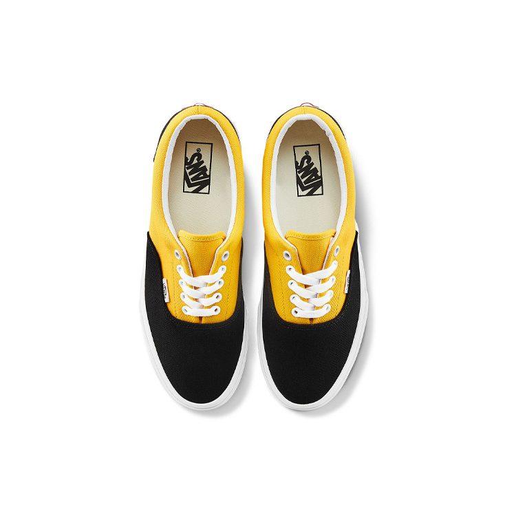 Vans Кеды Era Retro Casual для скейтбординга, унисекс, черные с желтым, 'Black Yellow' VN0A4U39264