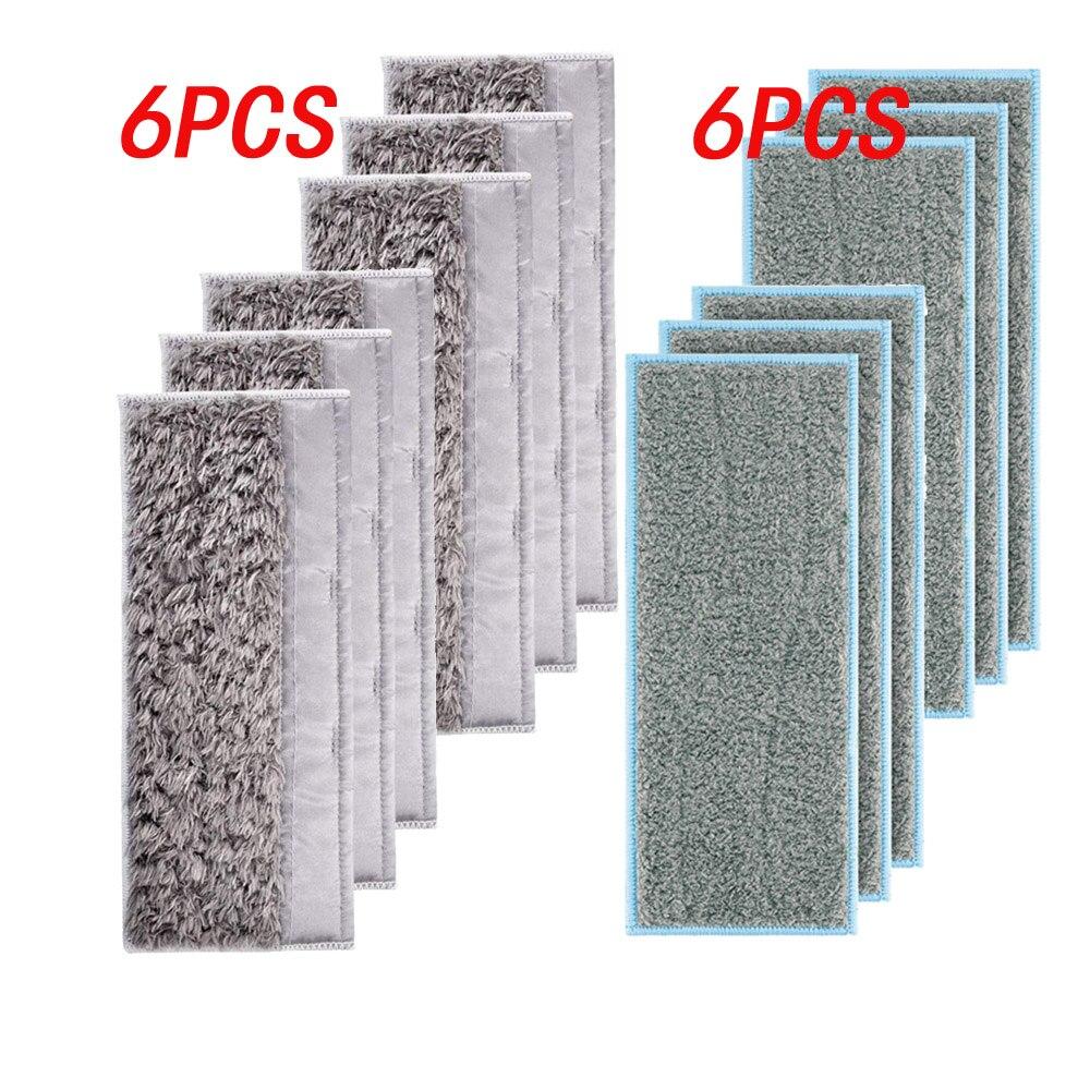 6 сменных моющихся подушечек для влажной уборки, совместимых с IRobot Braava Jet M6