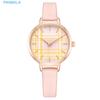 New Fashion Student Watch Small Fresh Simple Plaid Small Dial Women's Watch Waterproof Belt Watch Women