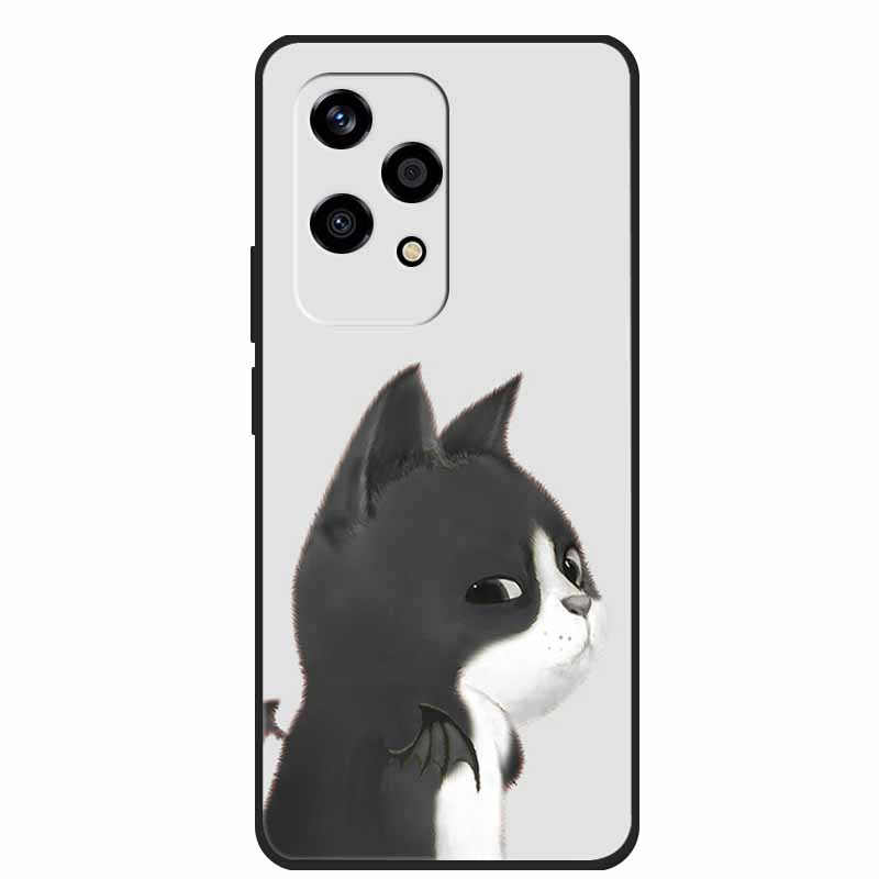 For Honor 200 Lite Cases Animals Soft TPU Painted Cat Phone Case Back Cover For Huawei Honor 200 Lite 5G Protection Bumper funda