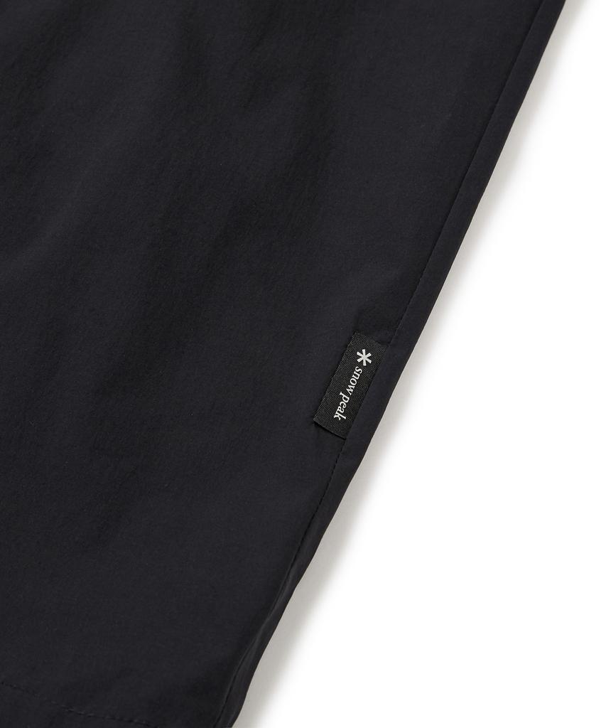 Snowpeak Apparel Тонкая технологичная ветровка с воротником-стойкой, из ткани, Черная (S24Mmswb34)