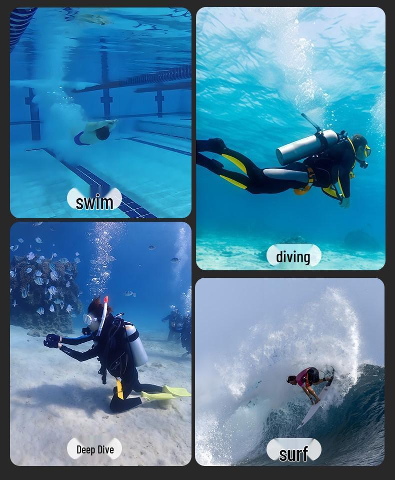 Водонепроницаемый бокс для дайвинга для спортивной камеры DJI Osmo Action 3/4/5 Pro.