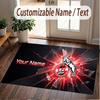 Custom Rug FC Köln Pattern Print Name Text Soft Non‑Slip Floor Carpet for Home Indoor Decoration