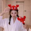 Performance Prop Party Wash Face Cartoon Headdress Female Headwear Crab Hair Hoop Lobster Headband