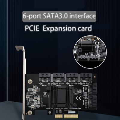 Расширитель Конвертер PCIe PCIe в SATA3.0 Карта расширения PCI E Sata Контроллер Карта PCIE в SATA Карта-райзер PCI-E Игровая карта PCIE Адаптер расширения