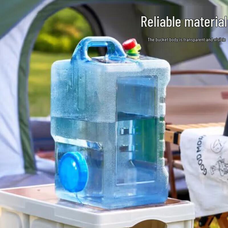 Portable Car Water Bucket with Faucet