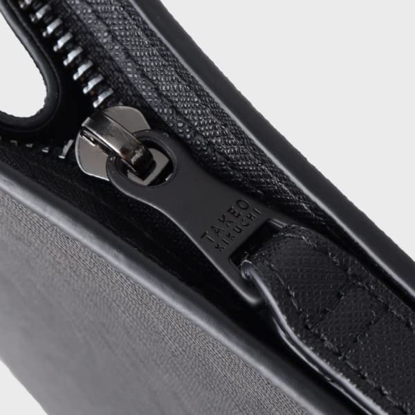 Клатч-сумка из черной кожи G8701070 Saffiano Leather Black [Takeo Kikuchi] [Ceremonial Occasions] Мужская (519) 00(СВОБОДНО)