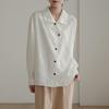 Женская белая шикарная рубашка с длинным рукавом NVYIS2025 - Дизайн высокого класса для весны