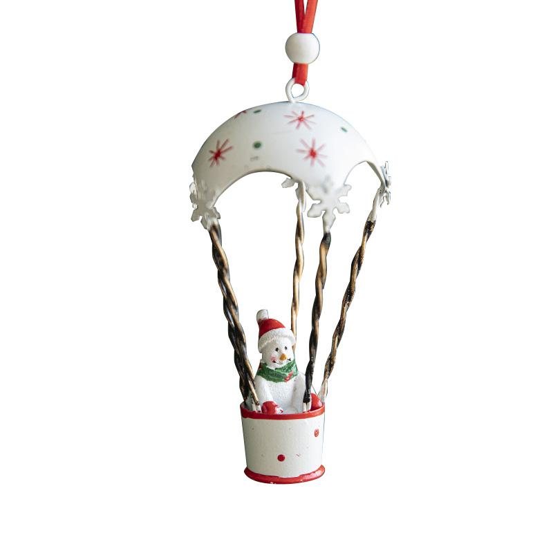 Подвеска Nordic Iron Christmas в виде воздушного шара и парашюта, креативные рождественские украшения, подвеска в виде рождественской елки