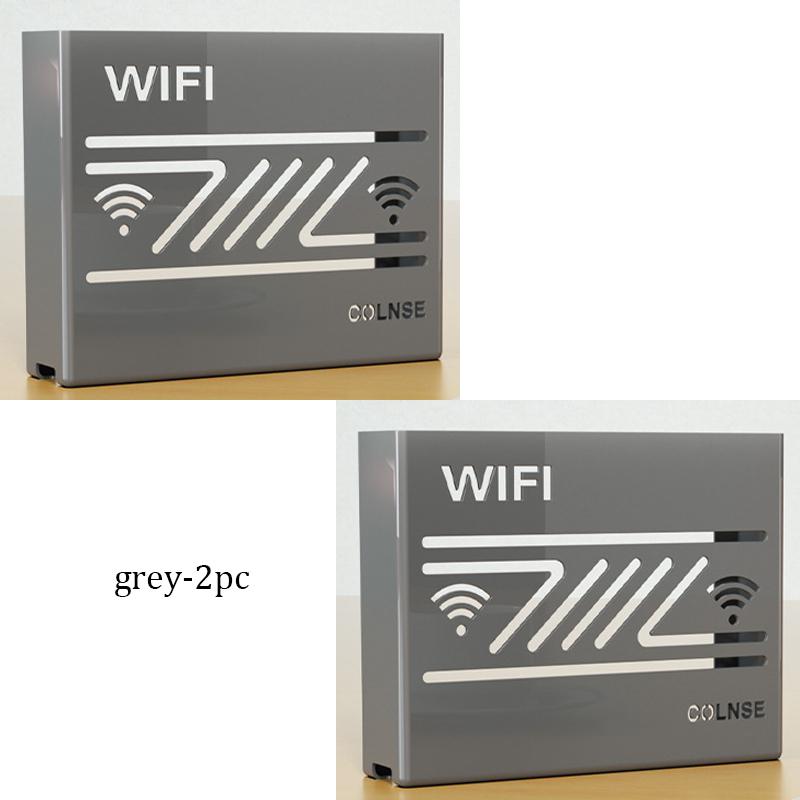 Настенный беспроводной ящик для хранения WiFi с полым дизайном, не требующий перфорации, стеллажи для хранения маршрутизаторов, телевизионные приставки для гостиной