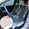PE Пластик Водонепроницаемый Защитный Чехол для автомобильного сиденья Чехол для автомобильного кресла Автомобильные аксессуары