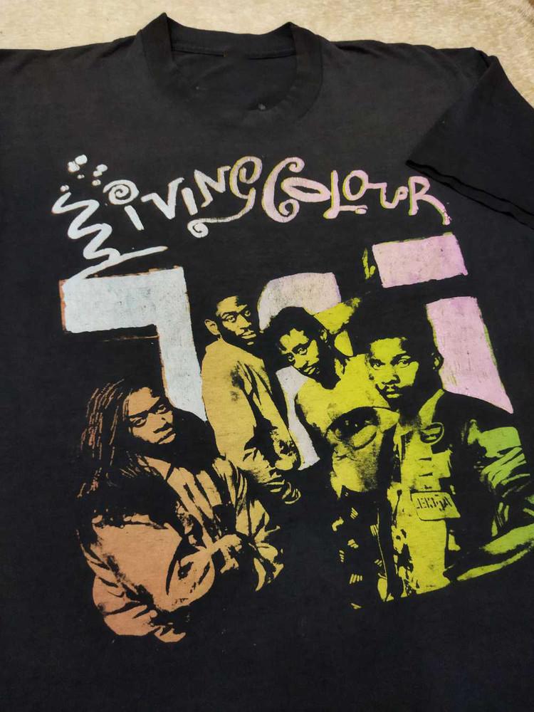 Футболка с коротким рукавом унисекс группы Living Colour, рэп, все размеры от S до 5XL, MI061