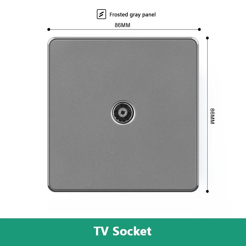 Великобритания 13A с USB Type-c 18W быстрая зарядка настенная силовая розетка вилка, Универсальный настенный выключатель света двойной USB электрическая розетка AC110-250V