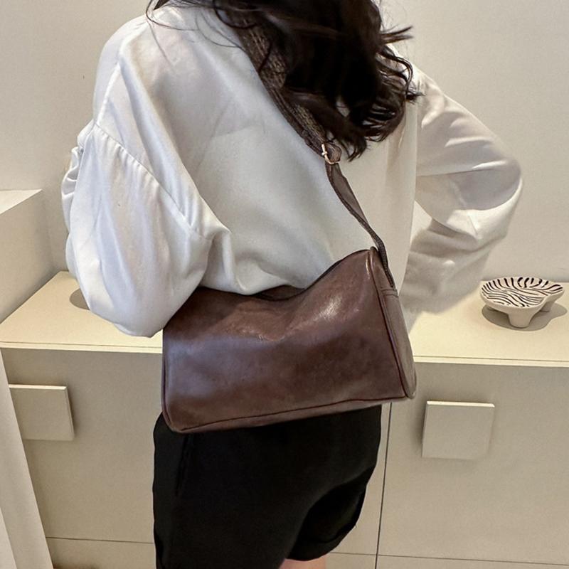 Yogodlns Винтажная сумка через плечо для женщин, модная сумка через плечо с широким ремешком, ретро-подушка, сумка-мессенджер, женская сумка-тоут