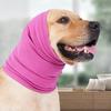 Защита ушей для собак, обертывание, высокая эластичность, очень мягкий, однотонный, износостойкий, легко надевается, облегчение тревожности, полиэстер, защита от шума, для питомца